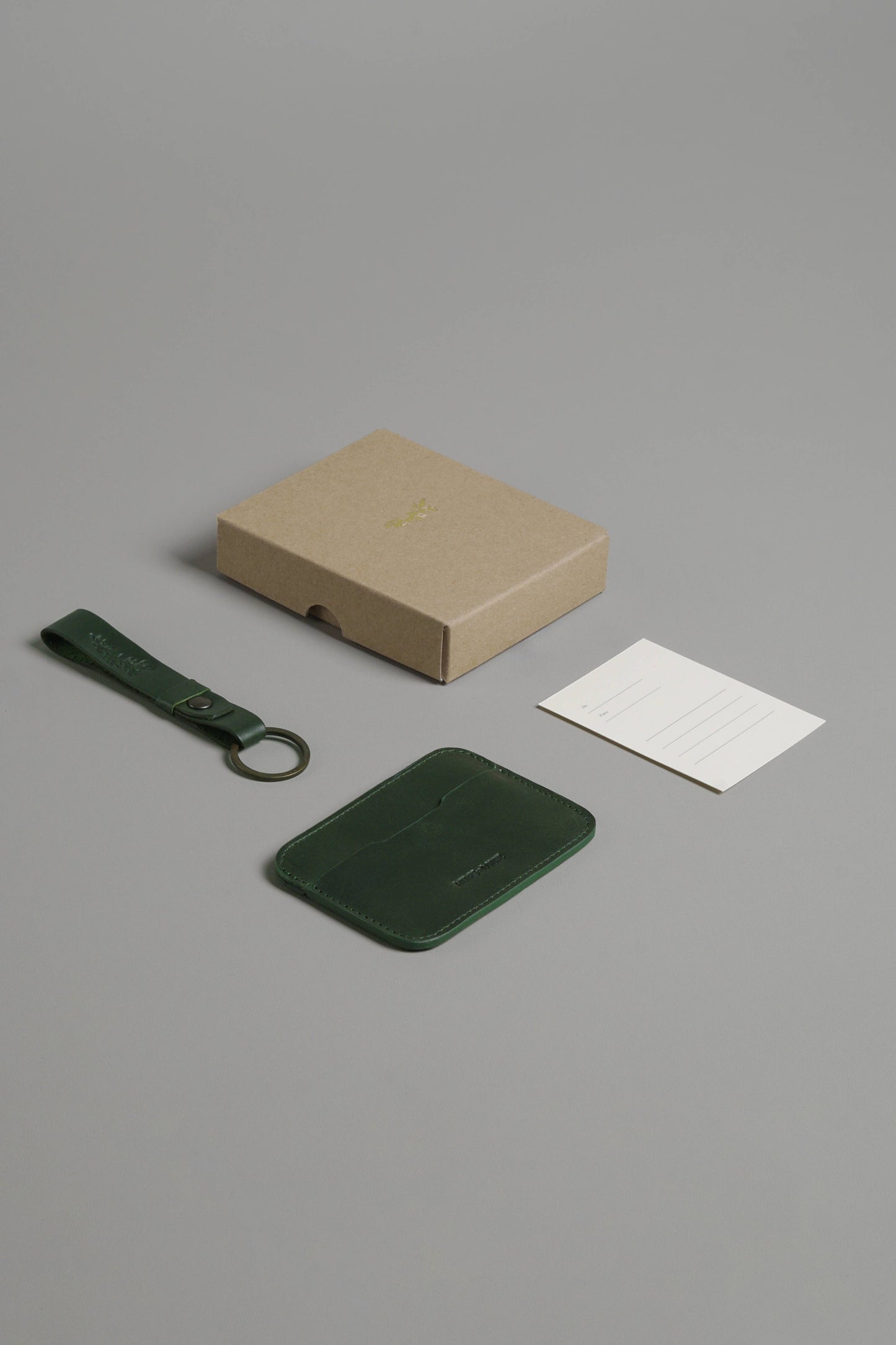 Slim Cardholder + Keychain Gift Set