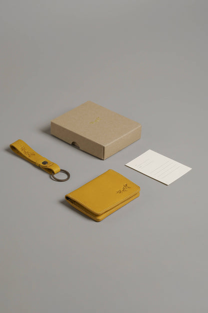 Double Cardholder + Keychain Gift Set