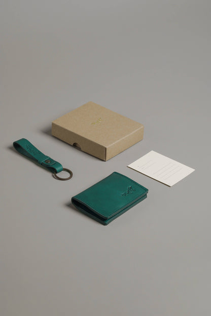 Double Cardholder + Keychain Gift Set