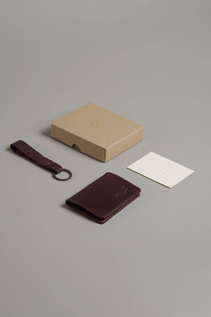 Double Cardholder + Keychain Gift Set