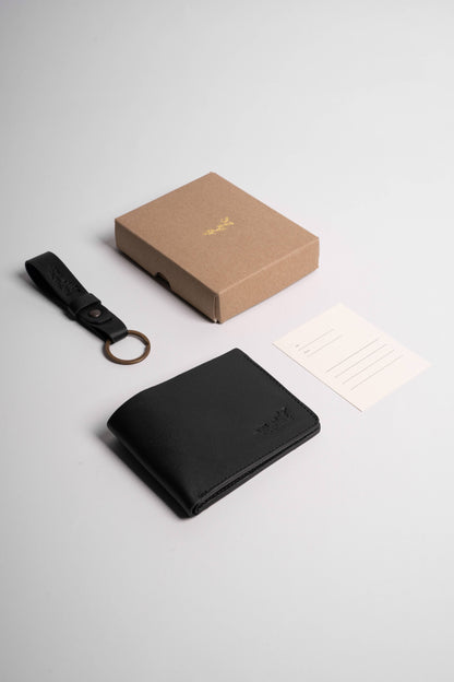 Bifold + Keychain Gift Set