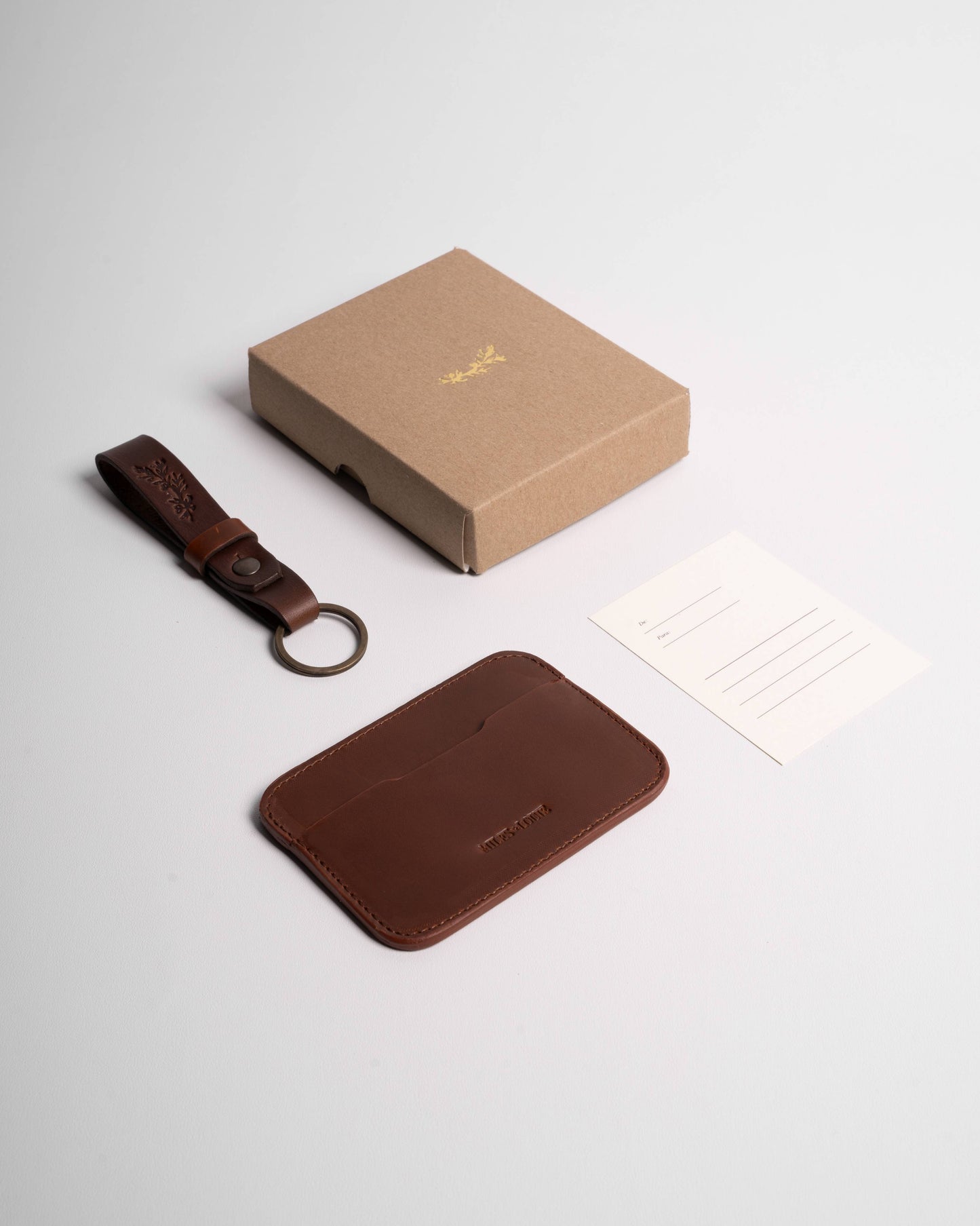 Slim Cardholder + Keychain Gift Set