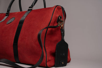 Xolos Gym Bag de piel — de cerca — Miles & Louie