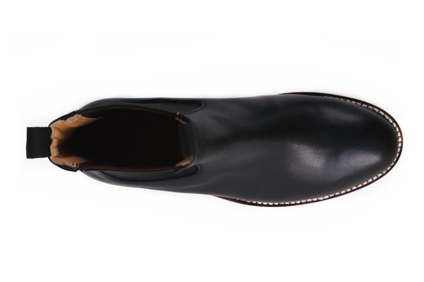 Chelsea Boot de piel — vista posterior — Miles & Louie