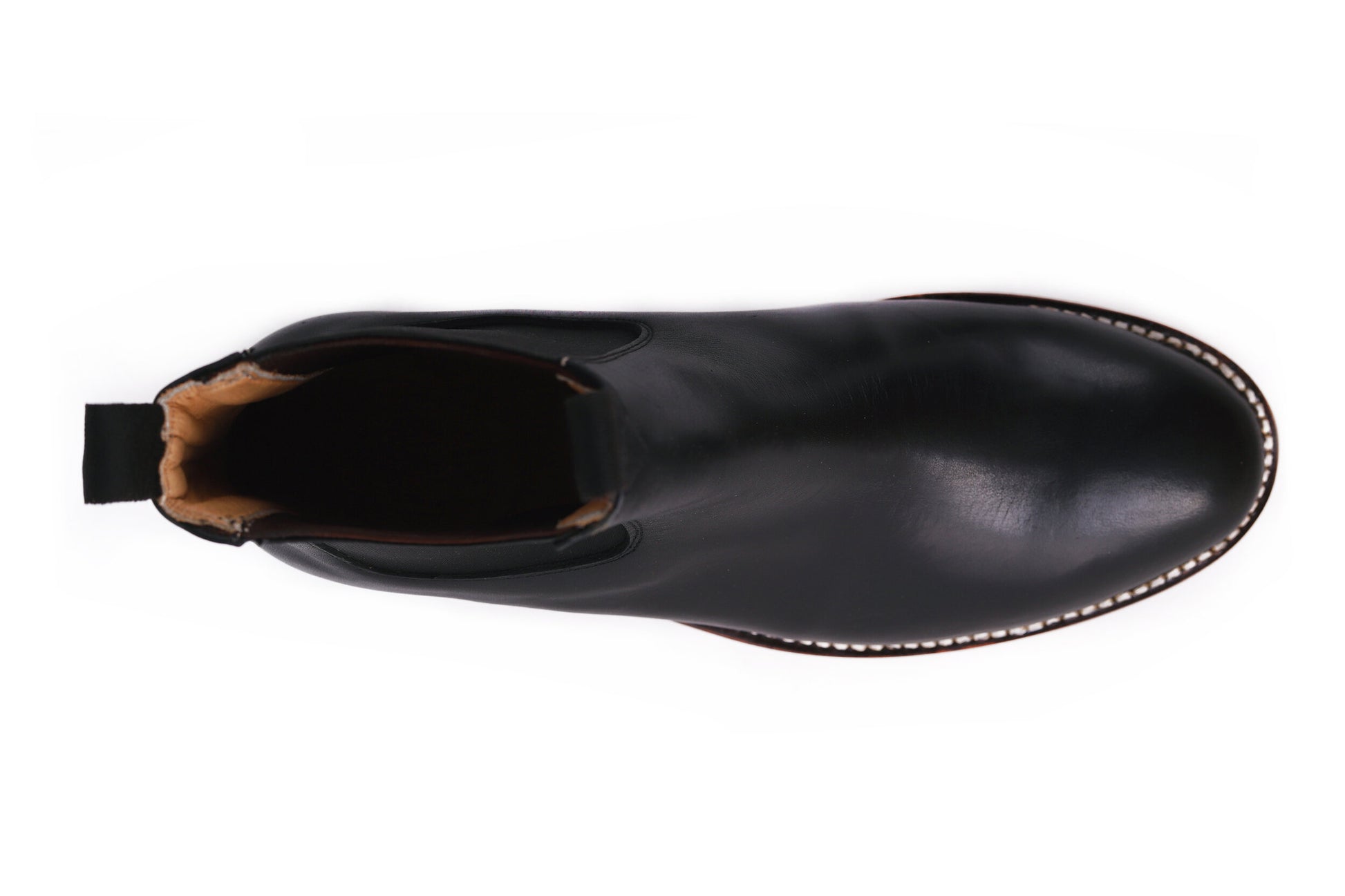Chelsea Boot de piel — vista posterior — Miles & Louie